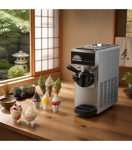Amazon | ZEWTA ソフトクリームメーカー 小型 60Hz西日本専用 100V